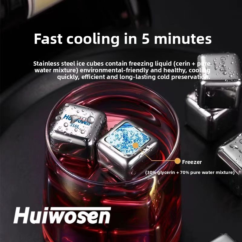 316 Stainless Steel Ice Cube R - Wine Beer The Whiskey review and price