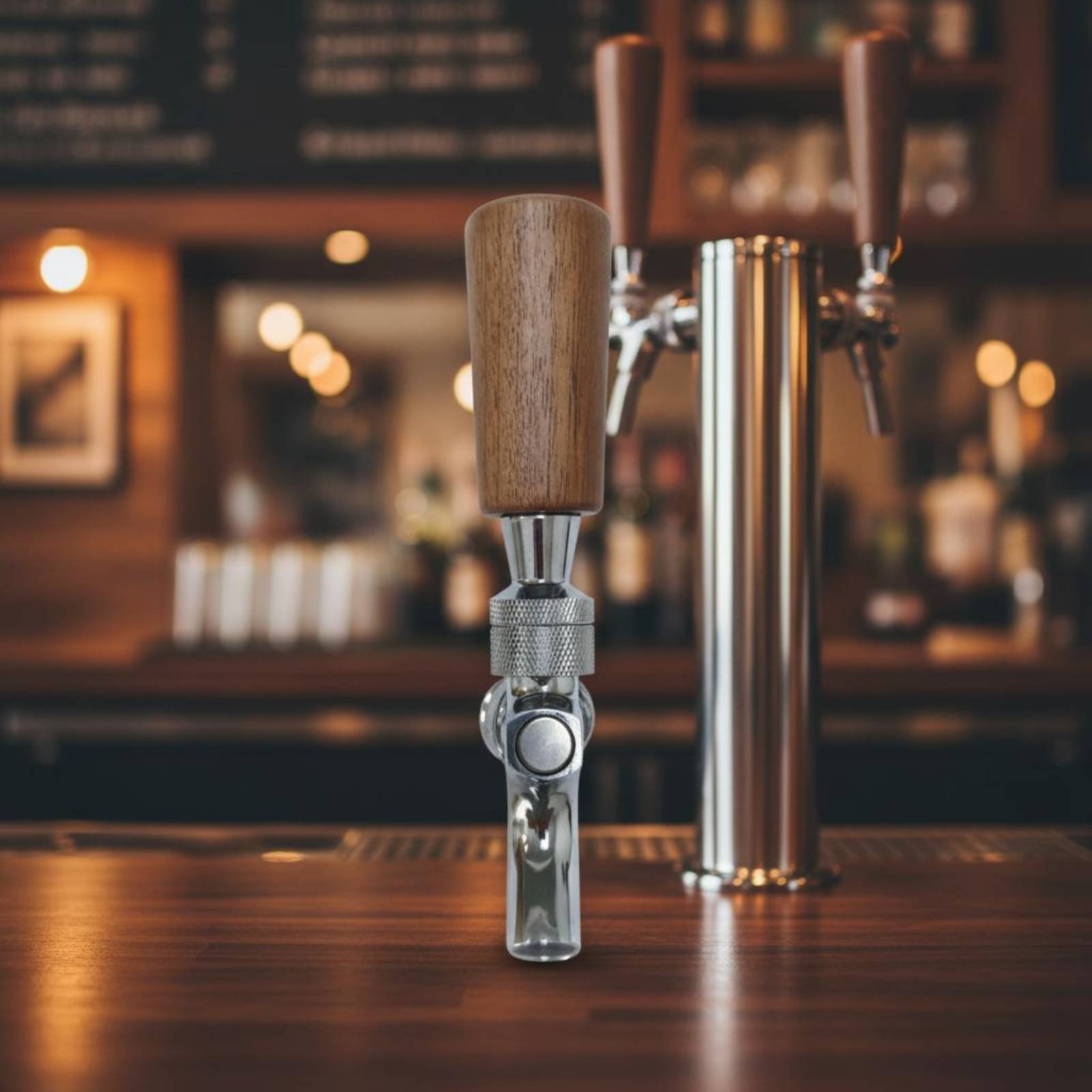 Short Wooden Beer Handle Solid - Wine With Beer review and price